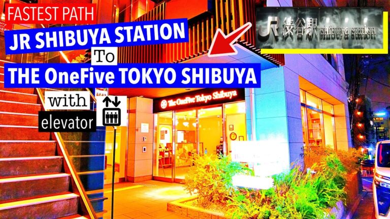 FASTEST PATH to The OneFive TOKYO SHIBUYA from JR Shibuya Station ( Haneda/Narita Airport)