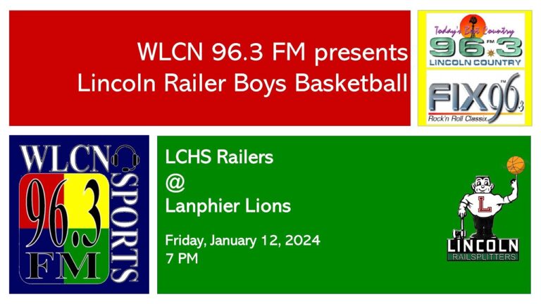 1/12/24 – LCHS Railer boys basketball @ Lanphier